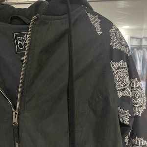 Hooded Jacket w/ Mandala pattern